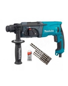 Перфоратор HR2470X15 + набор буров Makita