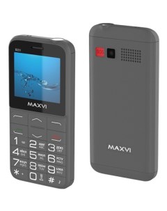 Мобильный телефон Maxvi B231 (серый)