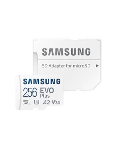 Карта памяти EVO Plus 2021 microSDXC 256GB MB-MC256KA (с адаптером) Samsung