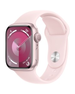 Смарт-часы Watch Series 9 41mm Pink MR933CH/A (силиконовый ремешок S/M) Apple