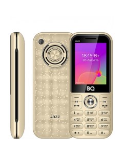 Мобильный телефон BQ BQ 2457 Jazz золотистый Bq-mobile