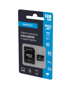 Карта памяти microSDXC 128GB MSD128GBC10V10 Maxvi