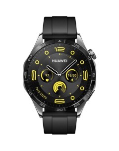 Смарт-часы Watch GT 4 Black Fluoroelastomer Strap (PNX-B19) 46mm Huawei