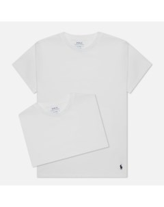 Комплект мужских футболок BCI Cotton Elastane Classic Crew Neck 2 Pack Polo ralph lauren