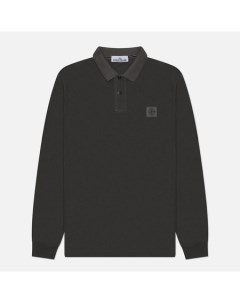 Мужской лонгслив Compass Patch Logo Pigment Dye Polo Stone island