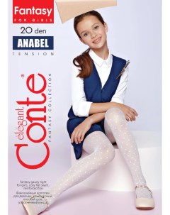 Колготки детские нарядные ELEGANT ANABEL р 140 146 bianco Conte