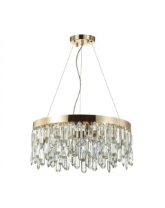 Светильник подвесной DAKISA 4986/6 золотой/хрусталь (6*40Вт, E14) Odeon light