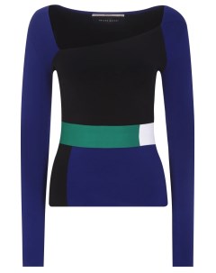 Свитер в стиле колор блок Roland mouret