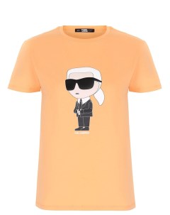 Футболка хлопковая Karl Ikonik 2 0 Karl lagerfeld