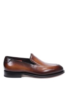 Лоферы кожаные Santoni