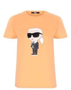 Футболка хлопковая Karl Ikonik 2.0 Karl lagerfeld