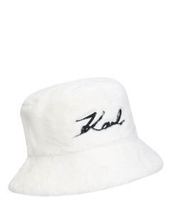 Панама меховая K/Signature Karl lagerfeld