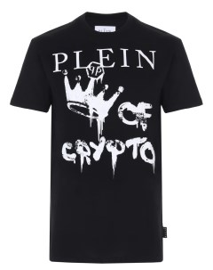 Футболка хлопковая с принтом Philipp plein