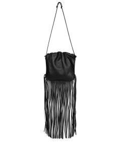 Сумка кожаная Fringe Pouch Bottega veneta