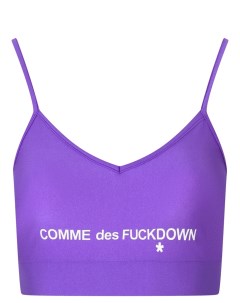 Топ с логотипом Comme des fuckdown