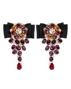 Серьги клипсы с декором Dolce&gabbana