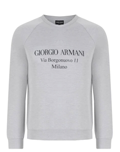 Толстовка хлопковая Giorgio armani