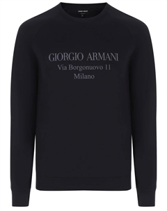 Толстовка хлопковая Giorgio armani