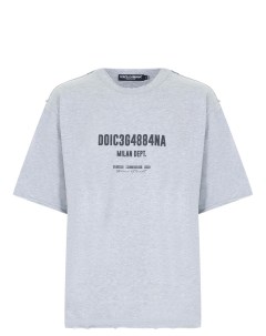 Футболка с принтом Dolce&gabbana