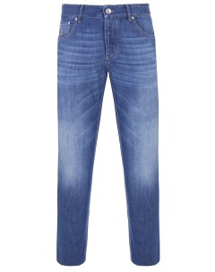 Джинсы Slim Fit хлопковые Brunello cucinelli