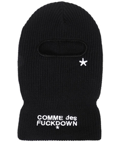 Балаклава с логотипом Comme des fuckdown