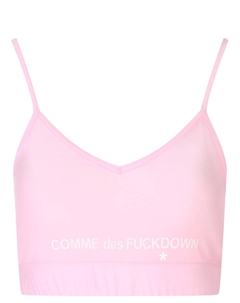 Топ с логотипом Comme des fuckdown