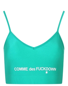 Топ с логотипом Comme des fuckdown