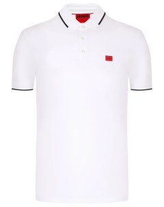 Поло Slim Fit хлопковое Hugo