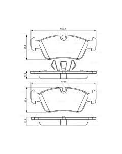 Тормозные колодки Bosch