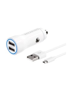 Зарядное устройство автомобильное А17 2USB + кабель USB-А-Micro USB / 23201 Breaking