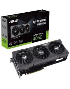 Видеокарта TUF Gaming GeForce RTX 4060 Ti OC Edition 8GB GDDR6 TUF-RTX4060TI-O8G-GAMING Asus