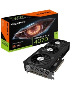 Видеокарта GeForce RTX 4070 Ti Windforce OC 12G GV-N407TWF3OC-12GD Gigabyte