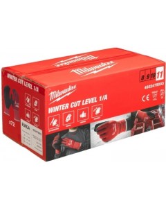 Латексные перчатки Winter Cut level 1 A 9 L 4932479001 72 пары Milwaukee