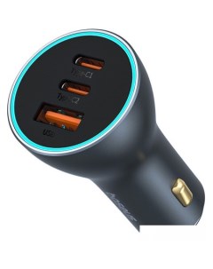 Автомобильное зарядное Golden Contactor Pro GaN Fast Charging Car Charger U+2C 65W C00035202841-00 ( Baseus