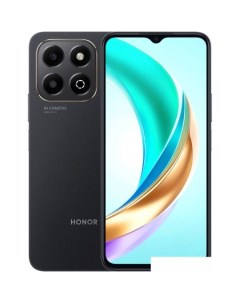 Смартфон X6b 4GB/128GB международная версия (полночный черный) Honor