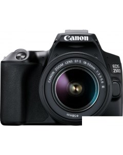 Зеркальный фотоаппарат EOS 250D Kit 18 55 f 3 5 5 6 III черный Canon