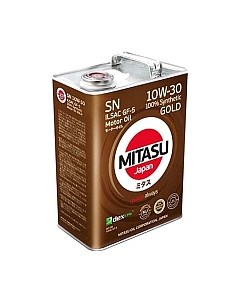 Моторное масло Gold 10W30 / MJ-105-5 Mitasu