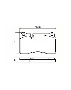 Тормозные колодки Bosch