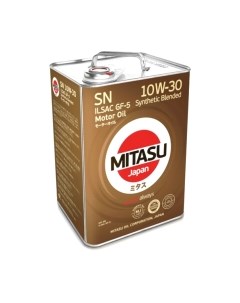 Моторное масло Gold 10W30 / MJ-105-6 Mitasu