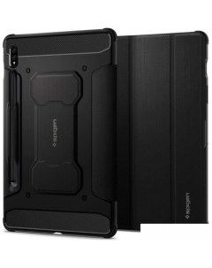 Чехол для планшета Rugged Armor Pro для Galaxy Tab S8/Tab S7 (черный) Spigen