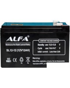 Аккумулятор для ИБП SL12 12 12V 12Ah Alfa