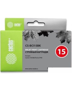 Картридж CS BCI15BK аналог Canon BCI15BK Cactus