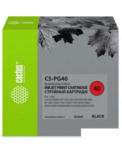 Картридж CS PG40 аналог Canon PG40 Cactus