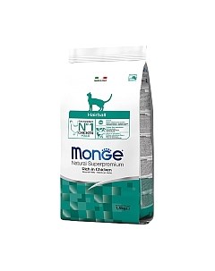 Сухой корм для кошек Functional Line Hairball Rich in Chicken Monge