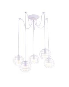 Светильник подвесной Spider A1110SP 5WH 5 60Вт E27 Arte lamp