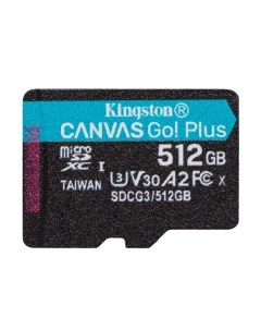 Карта памяти Canvas Go! Plus microSDXC 512GB (SDCG3/512GBSP) Kingston