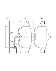 Тормозные колодки Bosch