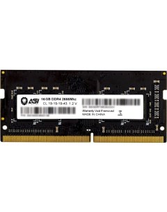 Оперативная память SD138 16ГБ DDR4 SODIMM 2666 МГц 266616SD138 Agi