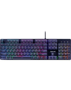 Клавиатура проводная игровая Nagato RU RGB 25 anti-ghost мемб черн Redragon