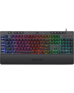 Клавиатура проводная игровая Shiva RU RGB 26 anti-ghost keys Redragon